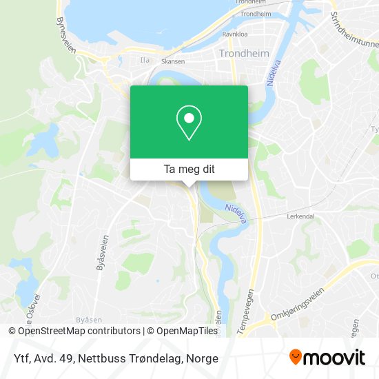 Ytf, Avd. 49, Nettbuss Trøndelag kart