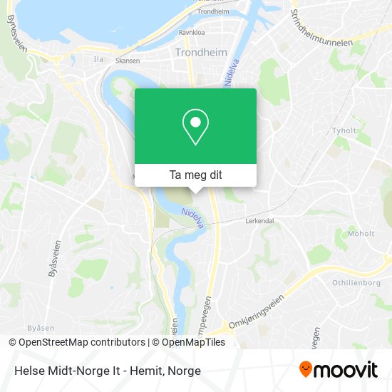 Helse Midt-Norge It - Hemit kart