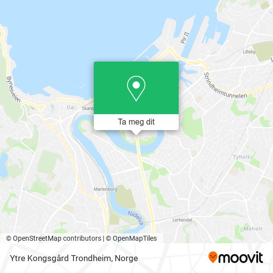Ytre Kongsgård Trondheim kart