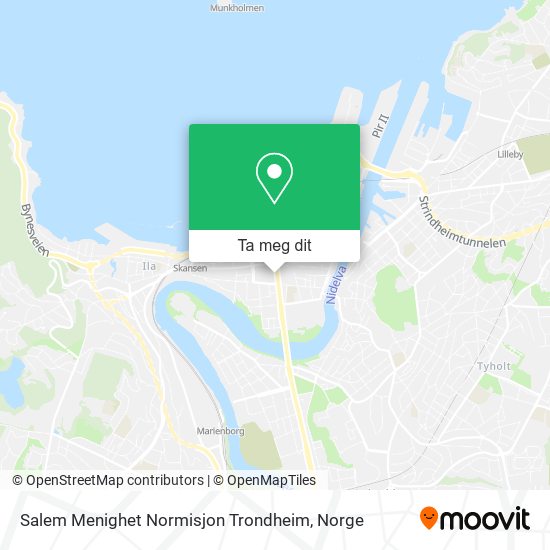 Salem Menighet Normisjon Trondheim kart