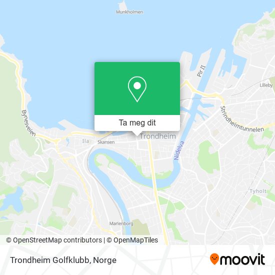 Trondheim Golfklubb kart