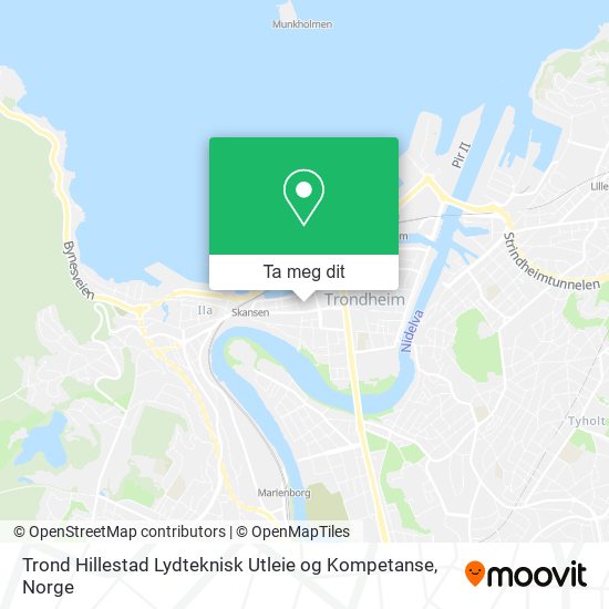 Trond Hillestad Lydteknisk Utleie og Kompetanse kart