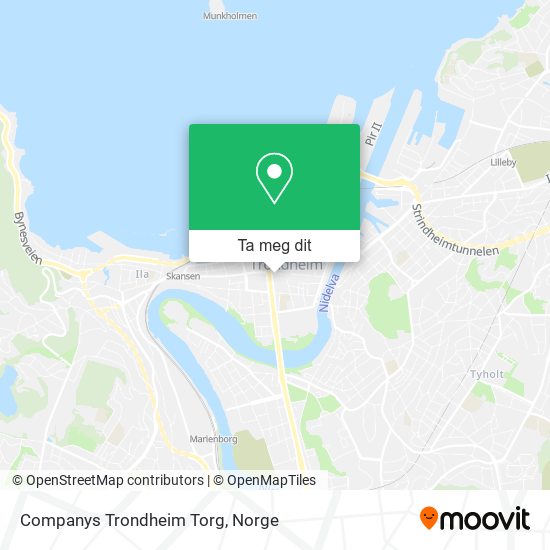 Companys Trondheim Torg kart