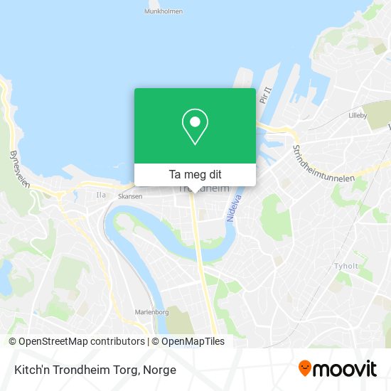 Kitch'n Trondheim Torg kart