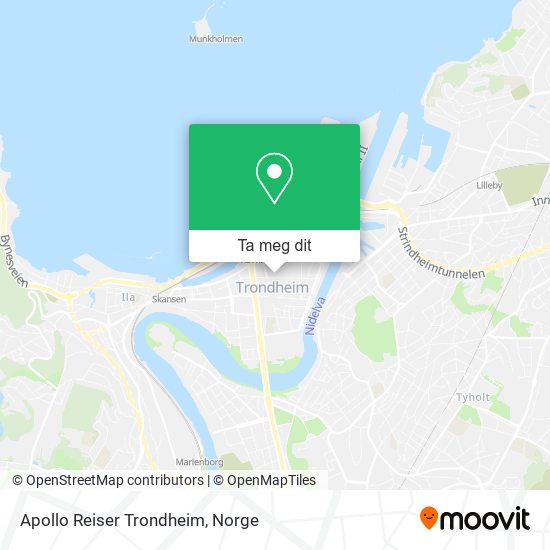 Apollo Reiser Trondheim kart