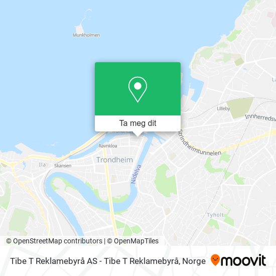 Tibe T Reklamebyrå AS - Tibe T Reklamebyrå kart