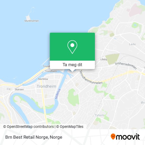 Brn Best Retail Norge kart