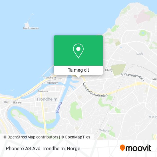 Phonero AS Avd Trondheim kart