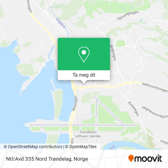 Ntl/Avd 335 Nord Trøndelag kart