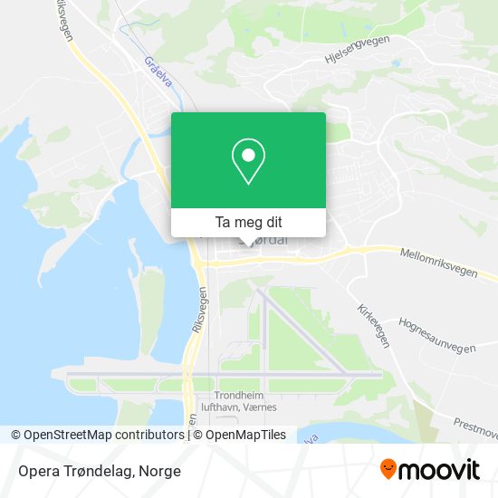 Opera Trøndelag kart