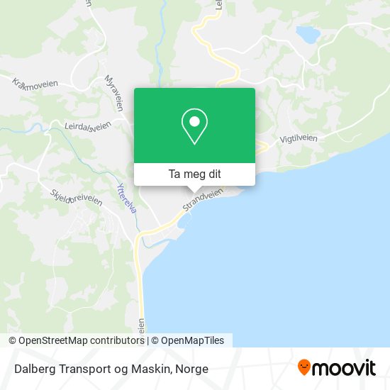 Dalberg Transport og Maskin kart