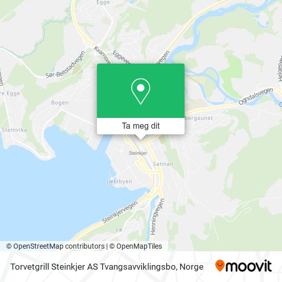 Torvetgrill Steinkjer AS Tvangsavviklingsbo kart