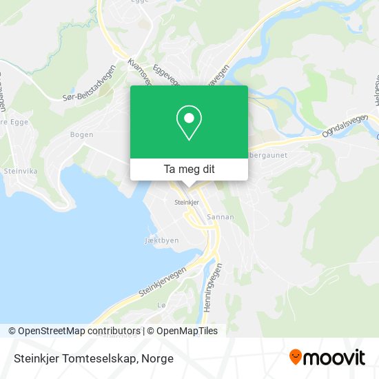 Steinkjer Tomteselskap kart