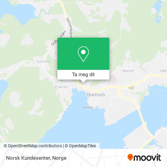 Norsk Kundesenter kart