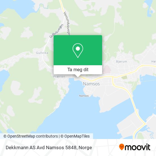 Dekkmann AS Avd Namsos 5848 kart