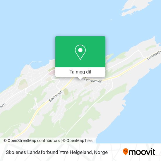 Skolenes Landsforbund Ytre Helgeland kart