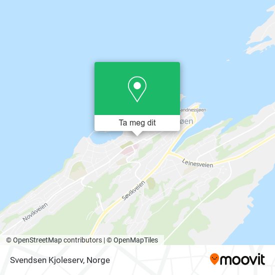 Svendsen Kjoleserv kart