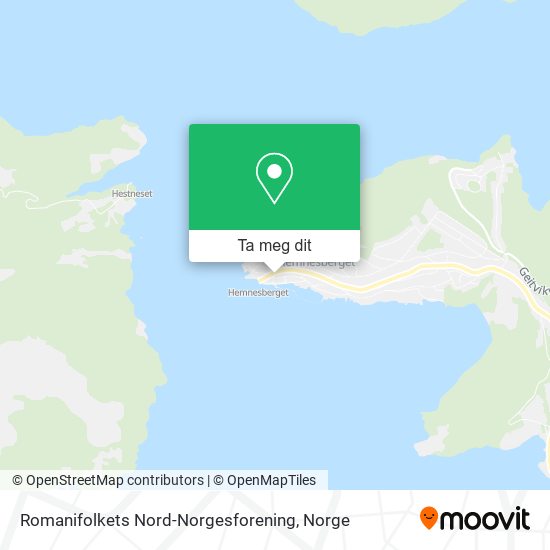 Romanifolkets Nord-Norgesforening kart