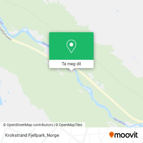 Krokstrand Fjellpark kart