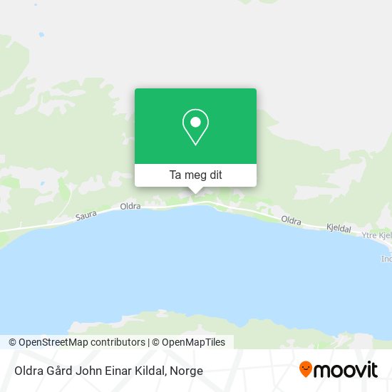 Oldra Gård John Einar Kildal kart