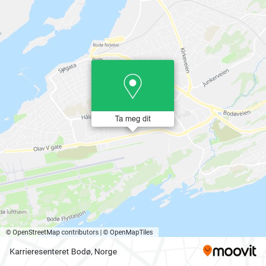Karrieresenteret Bodø kart
