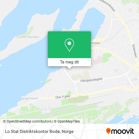 Lo Stat Distriktskontor Bodø kart