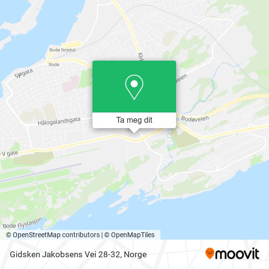 Gidsken Jakobsens Vei 28-32 kart
