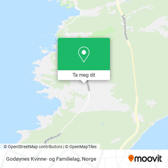 Godøynes Kvinne- og Familielag kart