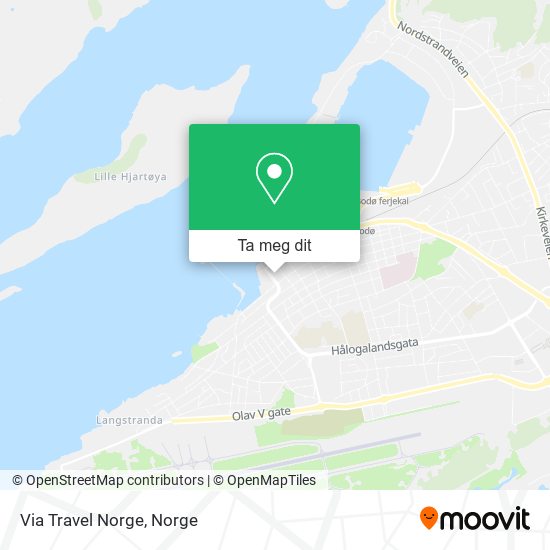 Via Travel Norge kart
