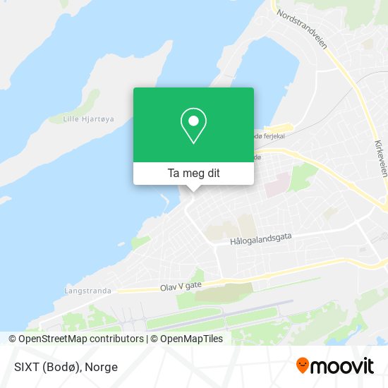 SIXT (Bodø) kart