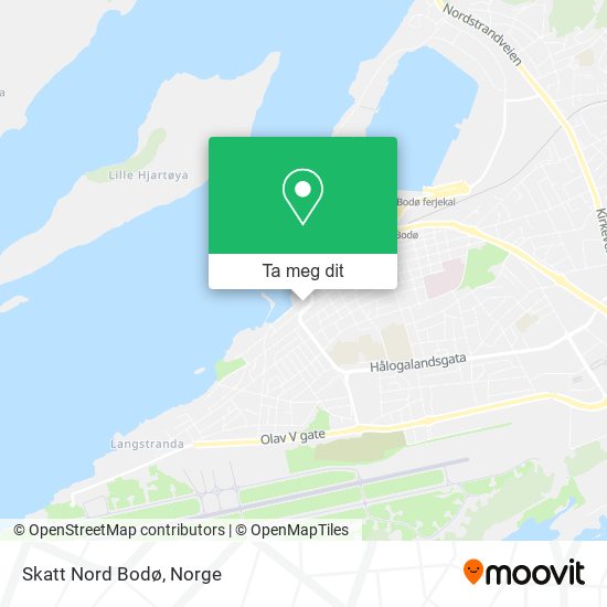 Skatt Nord Bodø kart