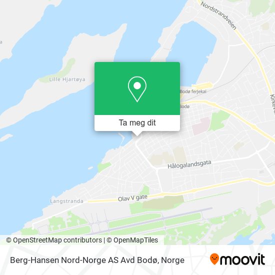 Berg-Hansen Nord-Norge AS Avd Bodø kart