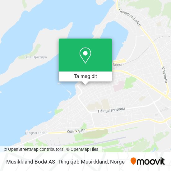 Musikkland Bodø AS - Ringkjøb Musikkland kart