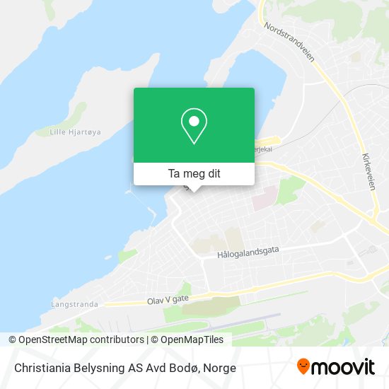 Christiania Belysning AS Avd Bodø kart
