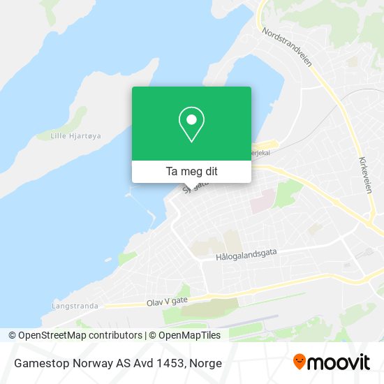 Gamestop Norway AS Avd 1453 kart