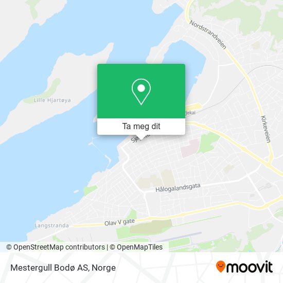 Mestergull Bodø AS kart
