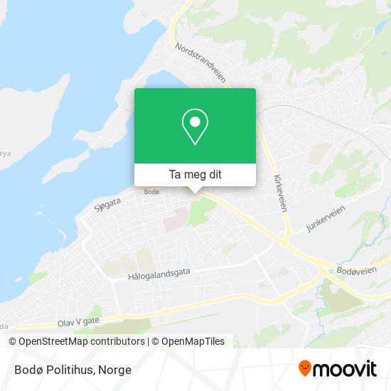Bodø Politihus kart
