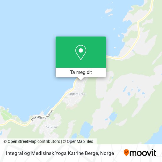Integral og Medisinsk Yoga Katrine Berge kart