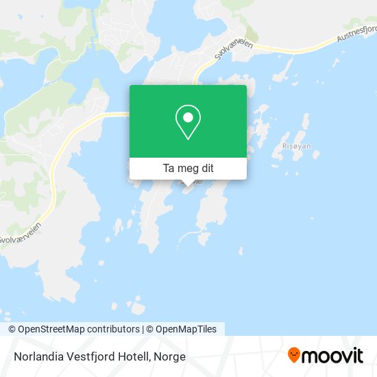 Norlandia Vestfjord Hotell kart