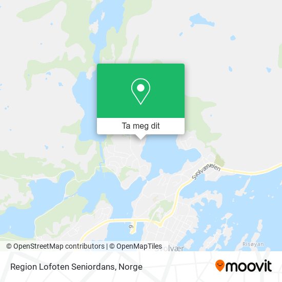 Region Lofoten Seniordans kart