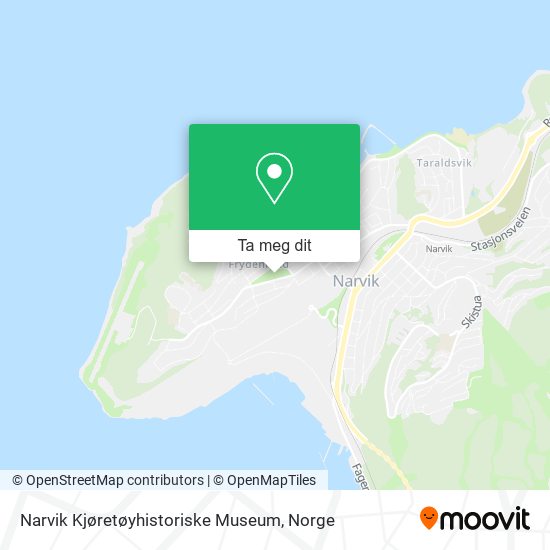 Narvik Kjøretøyhistoriske Museum kart