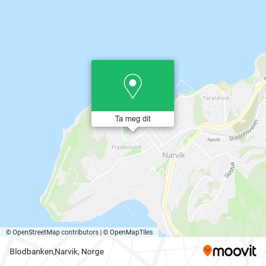 Blodbanken,Narvik kart