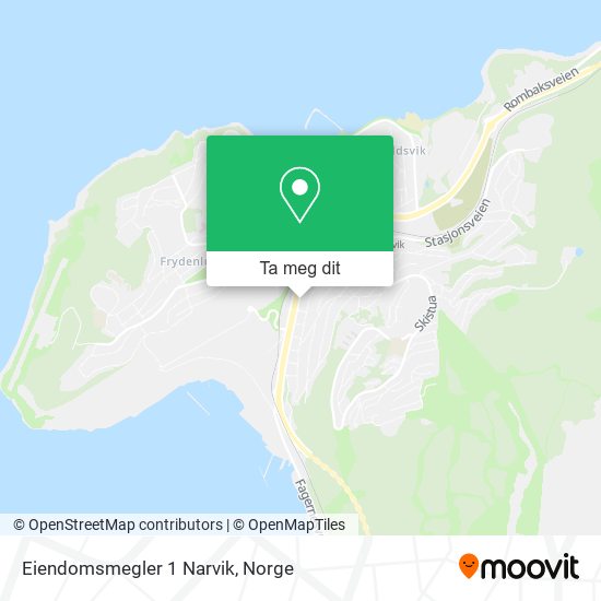Eiendomsmegler 1 Narvik kart