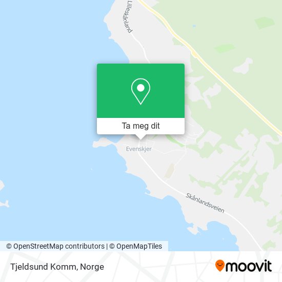 Tjeldsund Komm kart