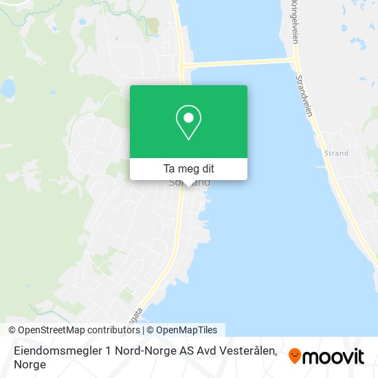 Eiendomsmegler 1 Nord-Norge AS Avd Vesterålen kart