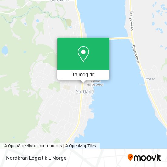 Nordkran Logistikk kart