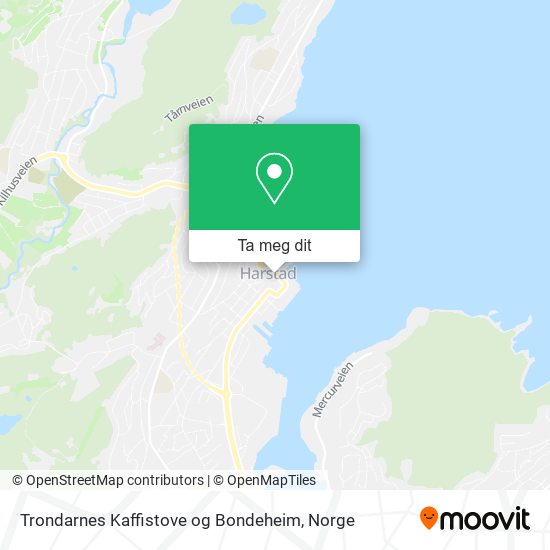 Trondarnes Kaffistove og Bondeheim kart