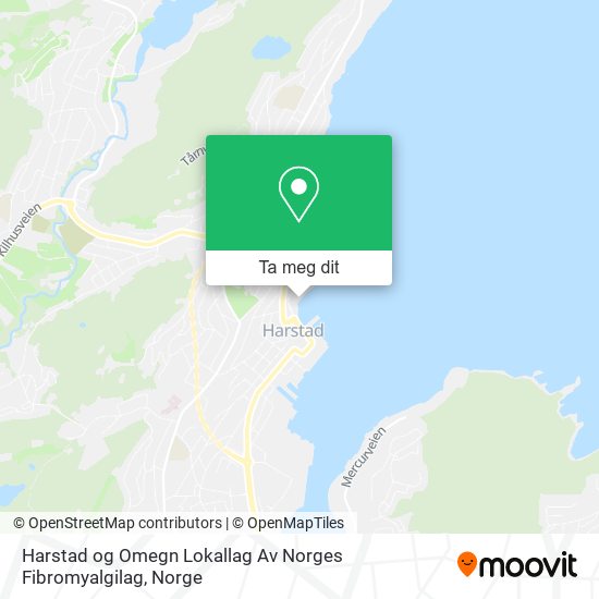 Harstad og Omegn Lokallag Av Norges Fibromyalgilag kart