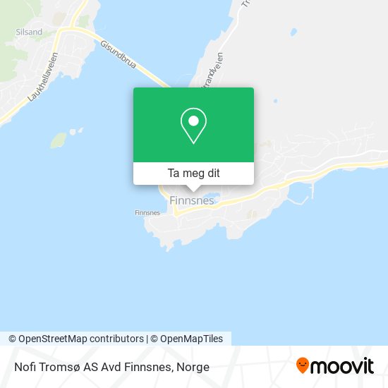 Nofi Tromsø AS Avd Finnsnes kart