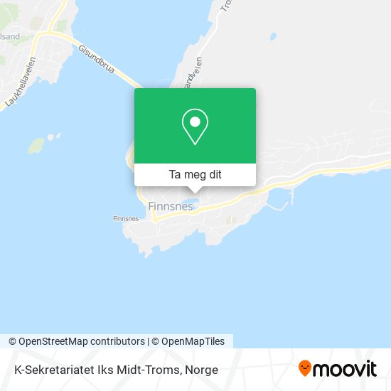 K-Sekretariatet Iks Midt-Troms kart